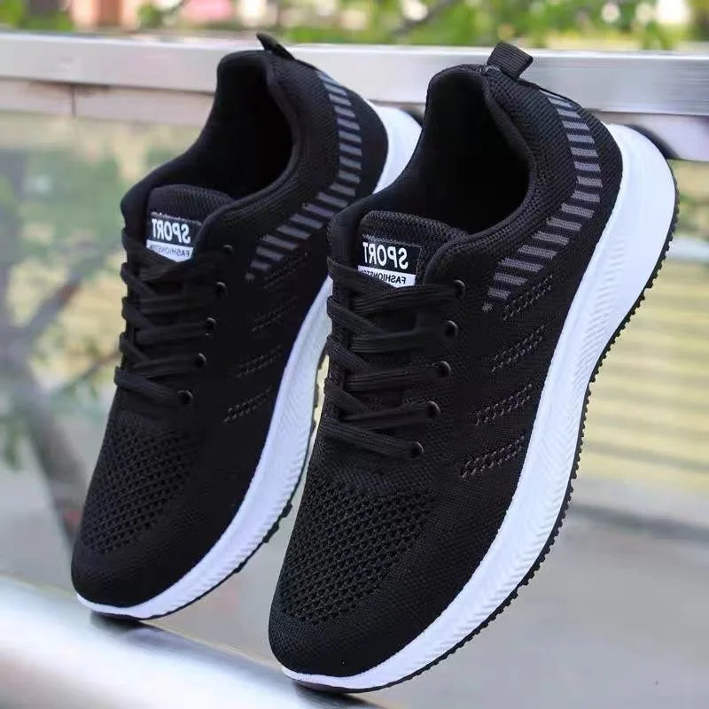 2025 Men's shoes, casual shoes, fashionable sports shoes, breathable running shoes, outdoor walking training tennis shoes 
