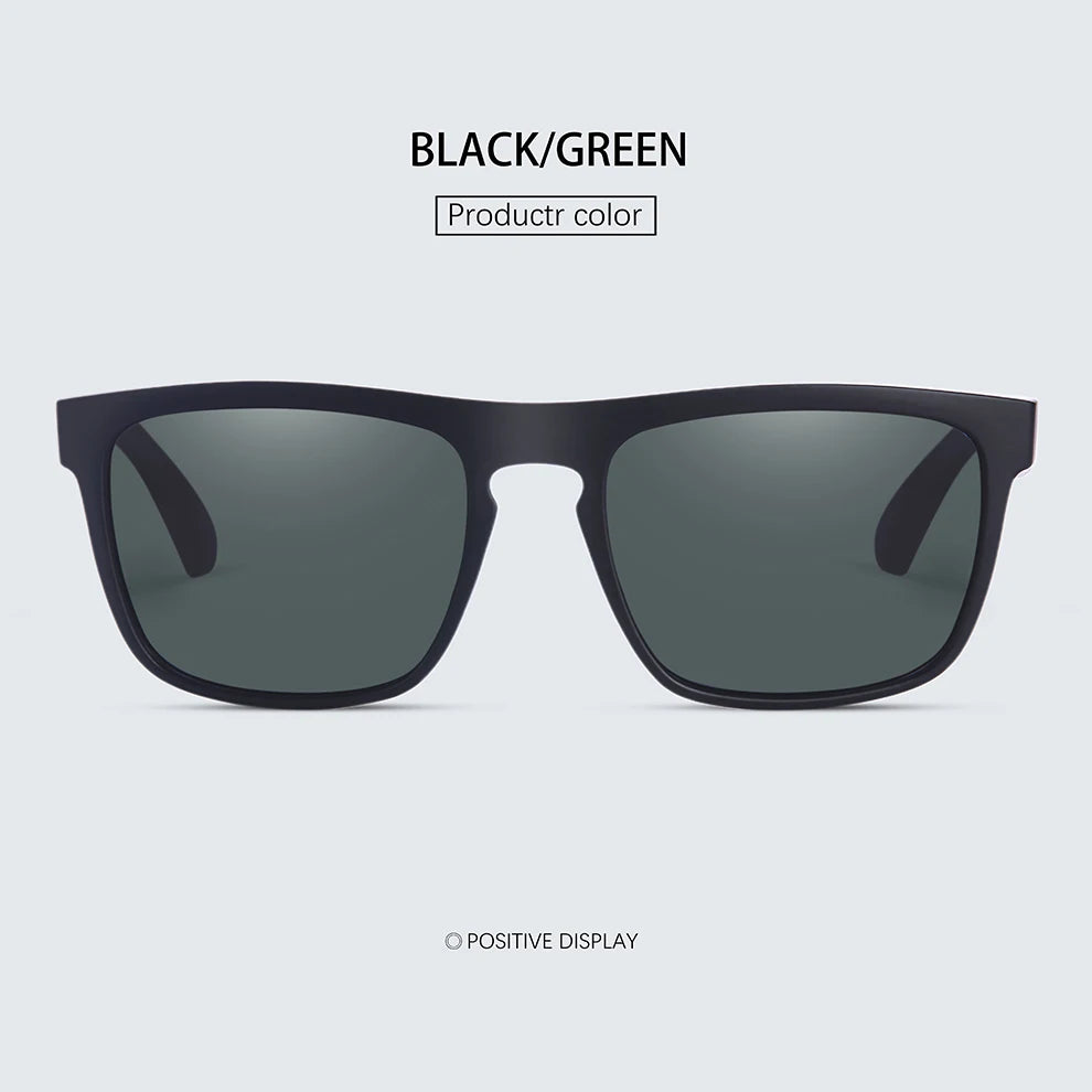 Fashion Square Vintage Polarized Sunglasses Men Women Retro Driving Fishing Sun Glasses UV400 Eyewear