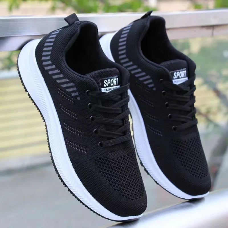 2025 Men's shoes, casual shoes, fashionable sports shoes, breathable running shoes, outdoor walking training tennis shoes 