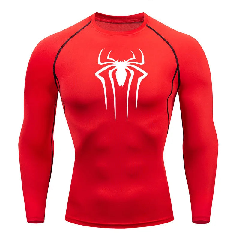 Sun Protection Sports Second Skin Running T-shirt Men's Fitness Rashgarda MMA Long Sleeves Compression Shirt Workout Clothing