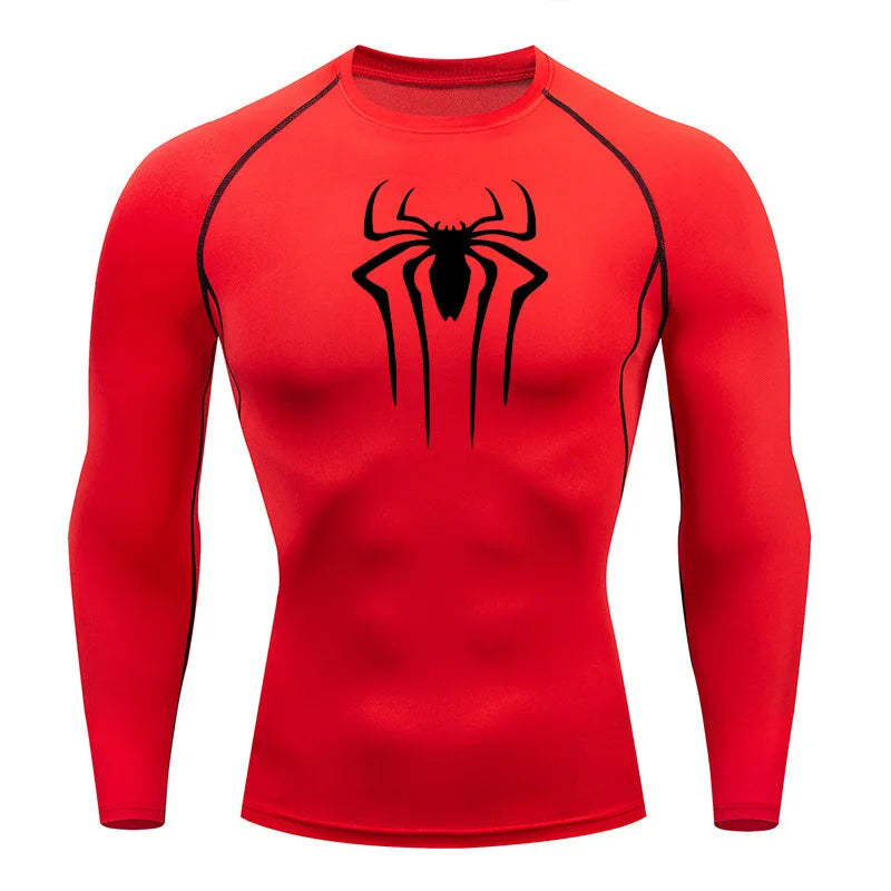 Sun Protection Sports Second Skin Running T-shirt Men's Fitness Rashgarda MMA Long Sleeves Compression Shirt Workout Clothing