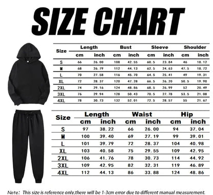 Men's Sports Suits Fashion Tracksuit Women Hoodies + Pants Two Pieces Sets Running Casual Sweatshirts Sweatpants Men's Clothing