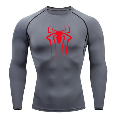 Sun Protection Sports Second Skin Running T-shirt Men's Fitness Rashgarda MMA Long Sleeves Compression Shirt Workout Clothing