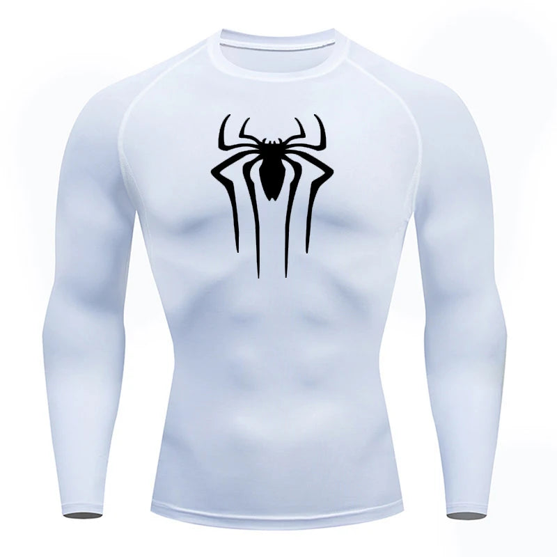 Sun Protection Sports Second Skin Running T-shirt Men's Fitness Rashgarda MMA Long Sleeves Compression Shirt Workout Clothing