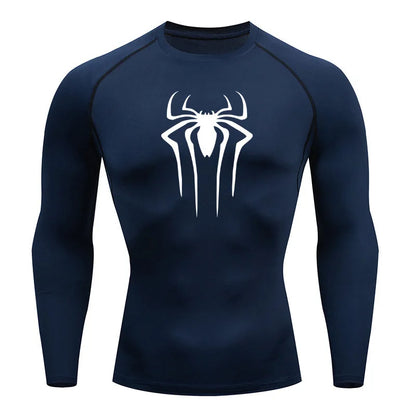 Sun Protection Sports Second Skin Running T-shirt Men's Fitness Rashgarda MMA Long Sleeves Compression Shirt Workout Clothing