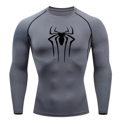 Sun Protection Sports Second Skin Running T-shirt Men's Fitness Rashgarda MMA Long Sleeves Compression Shirt Workout Clothing