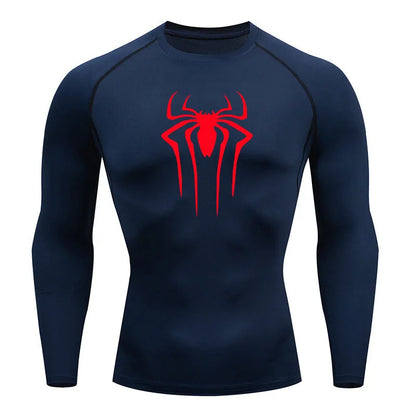 Sun Protection Sports Second Skin Running T-shirt Men's Fitness Rashgarda MMA Long Sleeves Compression Shirt Workout Clothing